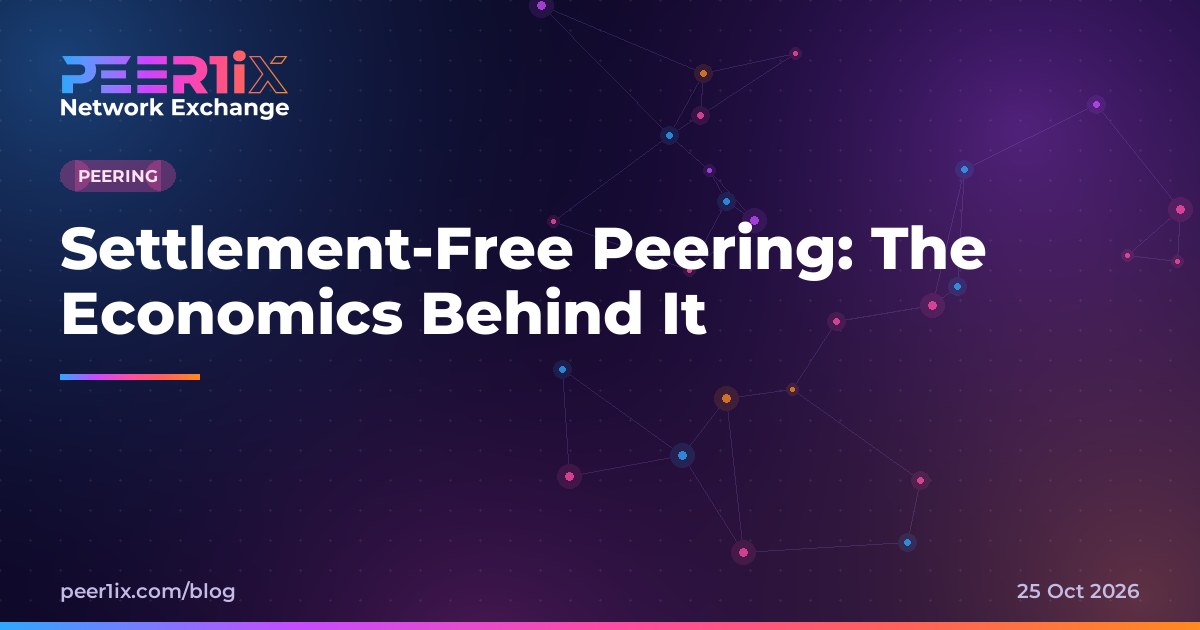Settlement-Free Peering: The Economics Behind It