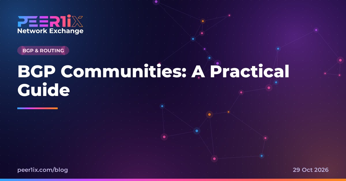 BGP Communities: A Practical Guide